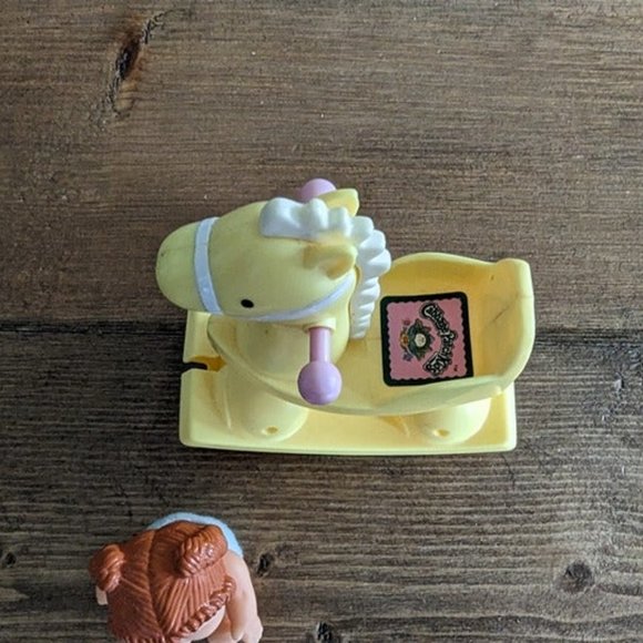 Lot of 3 Mini Cabbage Patch Dolls with Wind Up Accessories - Picture 6 of 11